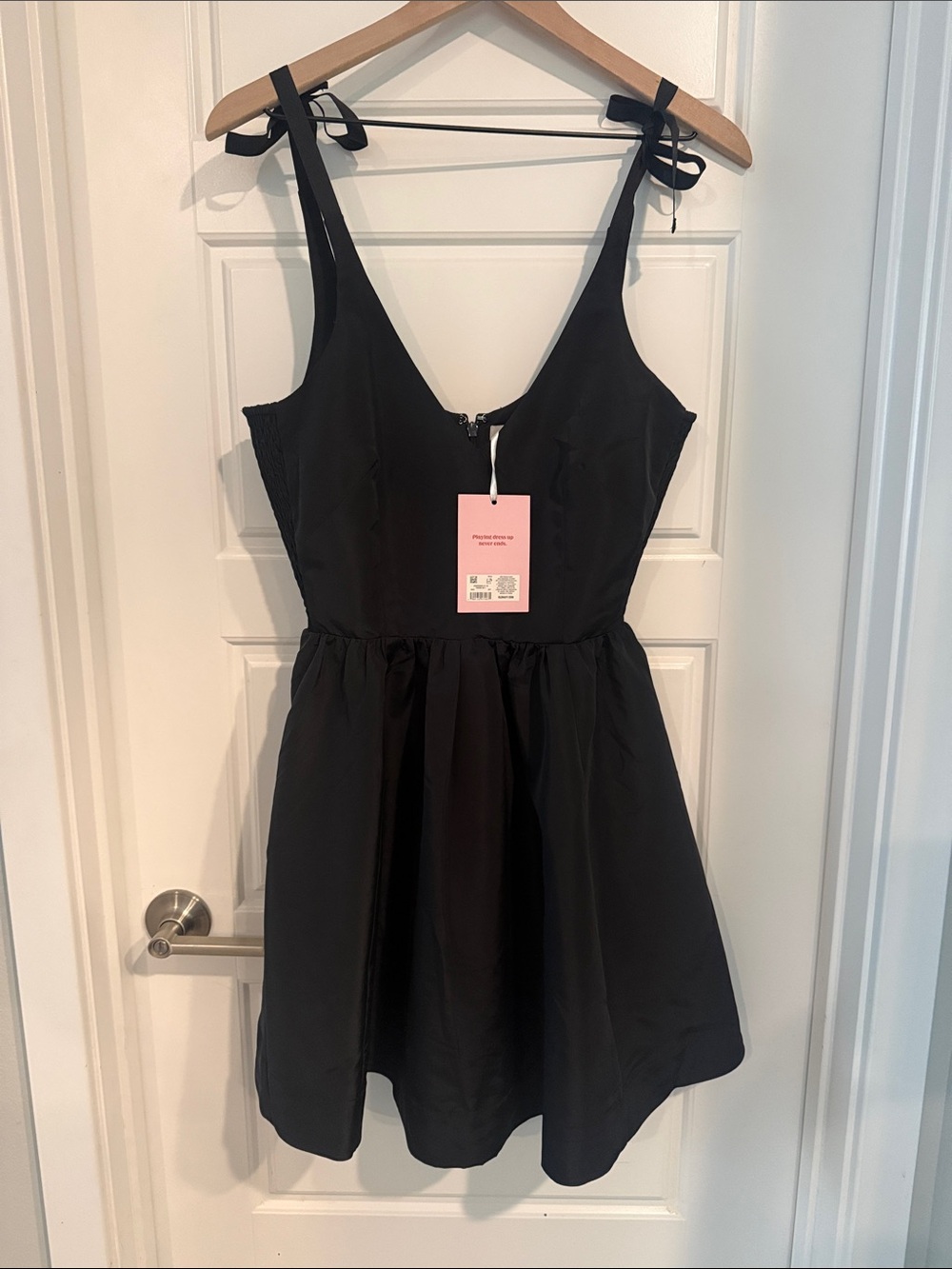 Old Navy Black Dress with Pink Tag